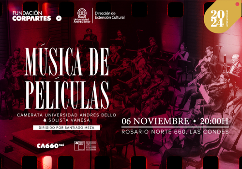 Afiche del evento "Concierto Música de Películas"