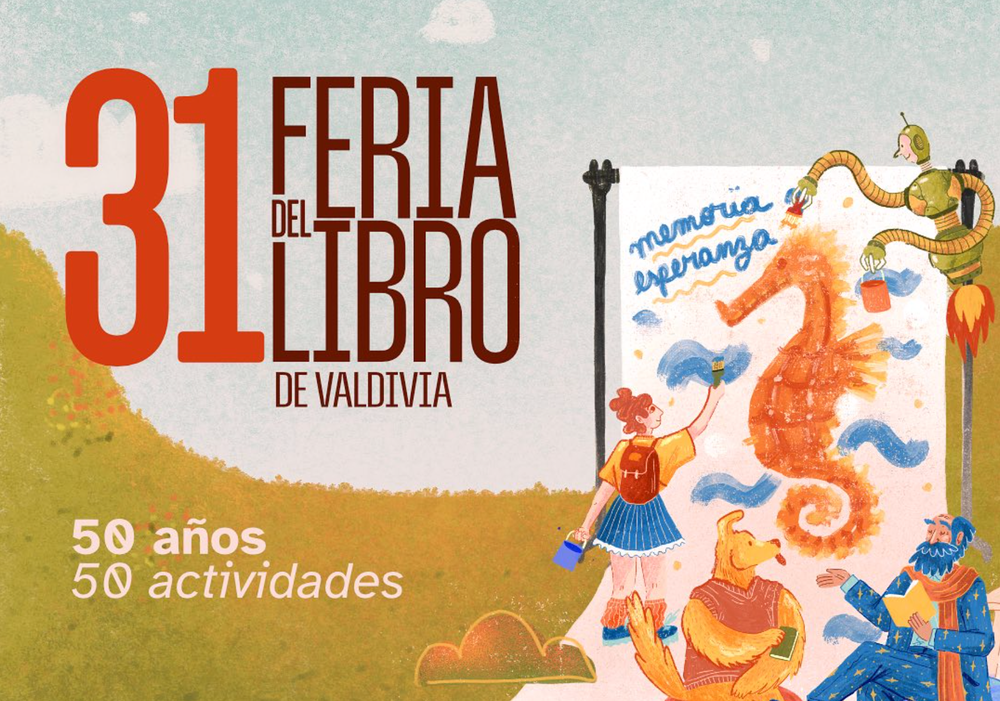 Afiche del evento "31º Feria del Libro de Valdivia"