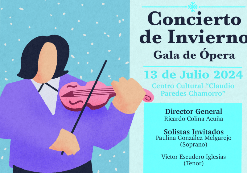Afiche del evento "Concierto de Invierno: Gala de Ópera"