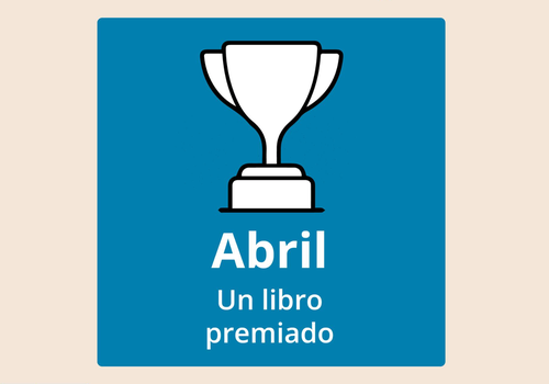 Afiche del evento "Reto Lector de la Biblioteca Pública Digital: Abril, un libro premiado"
