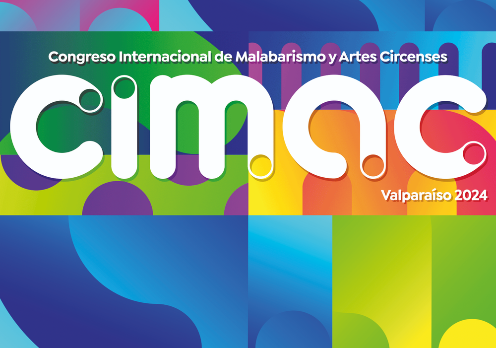 Afiche del evento "Congreso Internacional de Malabarismo y Artes Circenses CIMAC 2024"