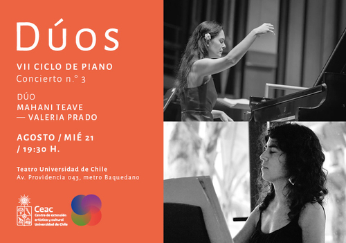 Afiche del evento "VII Ciclo de Piano - Concierto N° 3"