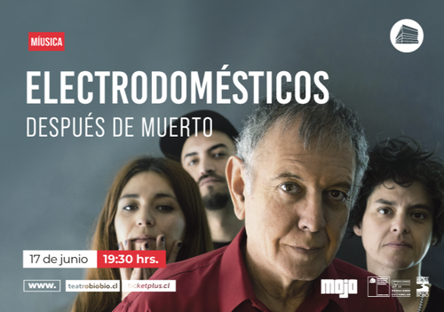 Afiche del evento "Electrodomésticos en Teatro Bío Bío"
