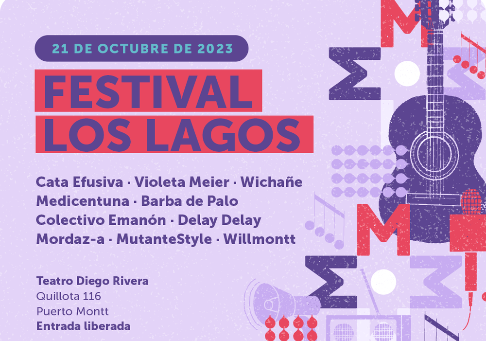 Afiche del evento "Festival Los Lagos 2023"