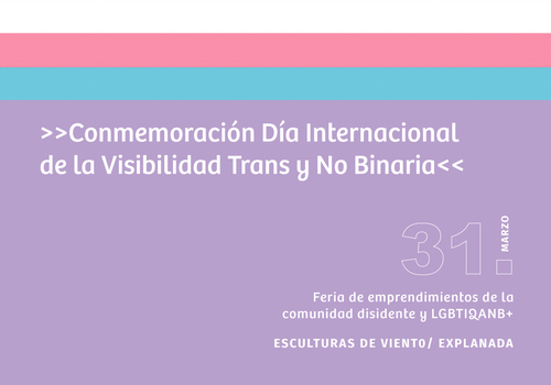 Afiche del evento "Encuentro "Por la memoria trans y no binaria""