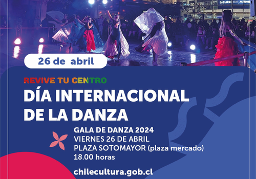 Afiche del evento "Antofagasta: Gala de danza en la Plaza Sotomayor"