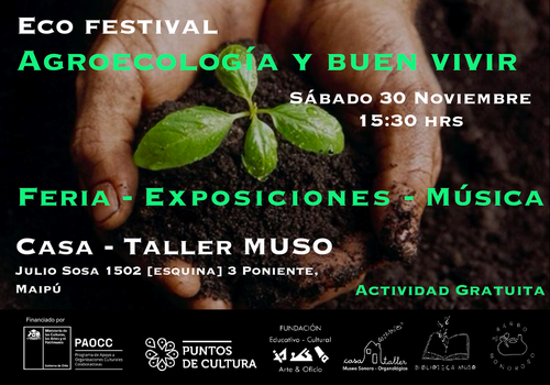 Afiche del evento "Primer Eco festival de Agroecología y Buen Vivir"