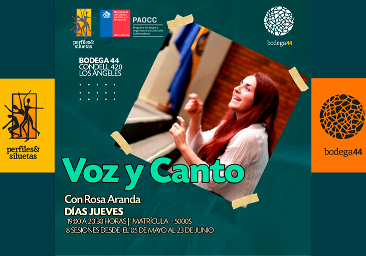 Afiche del evento "Taller de Voz y Canto"