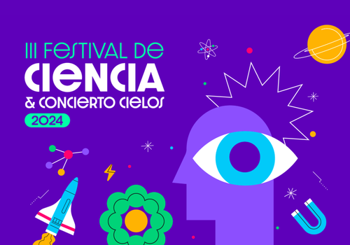 Afiche del evento "III Festival de Ciencia & Concierto Cielos"