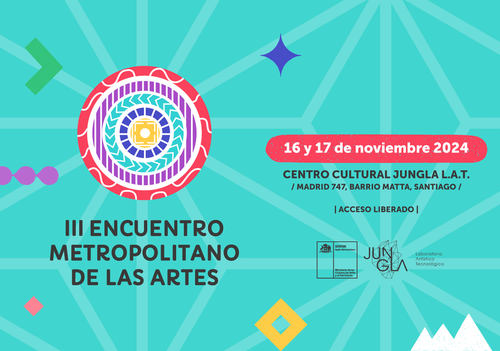 Afiche del evento "III Encuentro Metropolitano de las Artes"