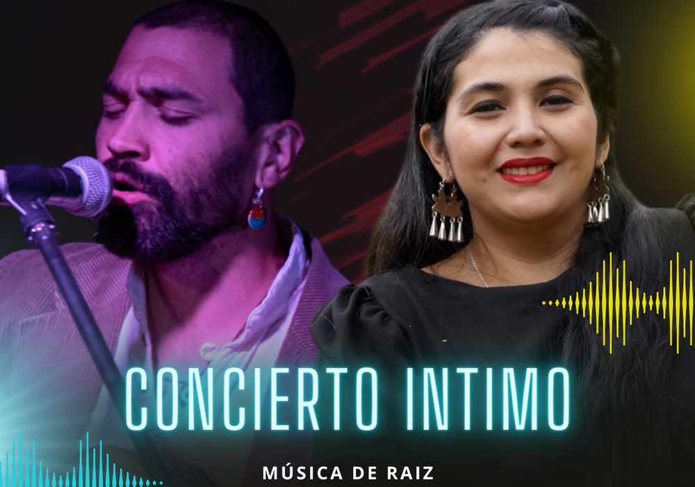 Afiche del evento "Daniela Millaleo - Nagual Villanueva, canto de raíz."