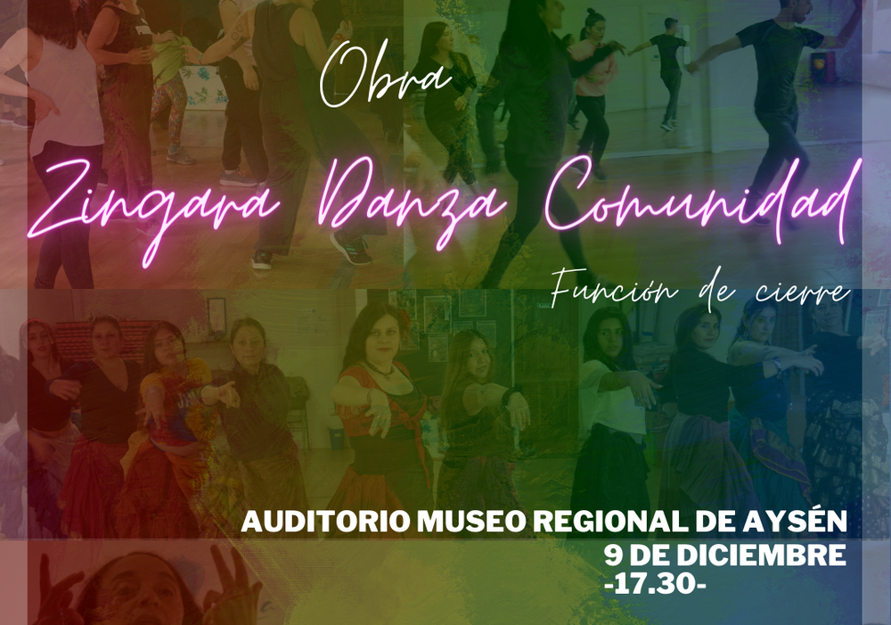 Afiche del evento "Función Obra "Zingara Danza Comunidad""