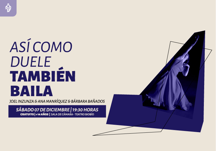 Afiche del evento "Así como duele también baila"