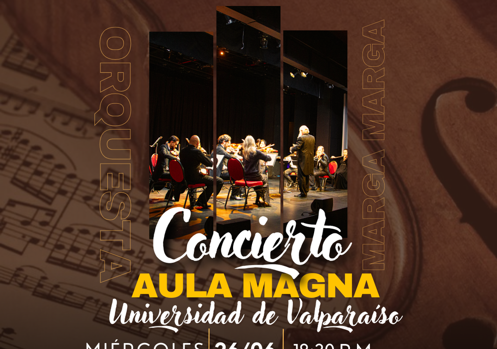 Afiche del evento "Concierto Universidad de Valparaíso"