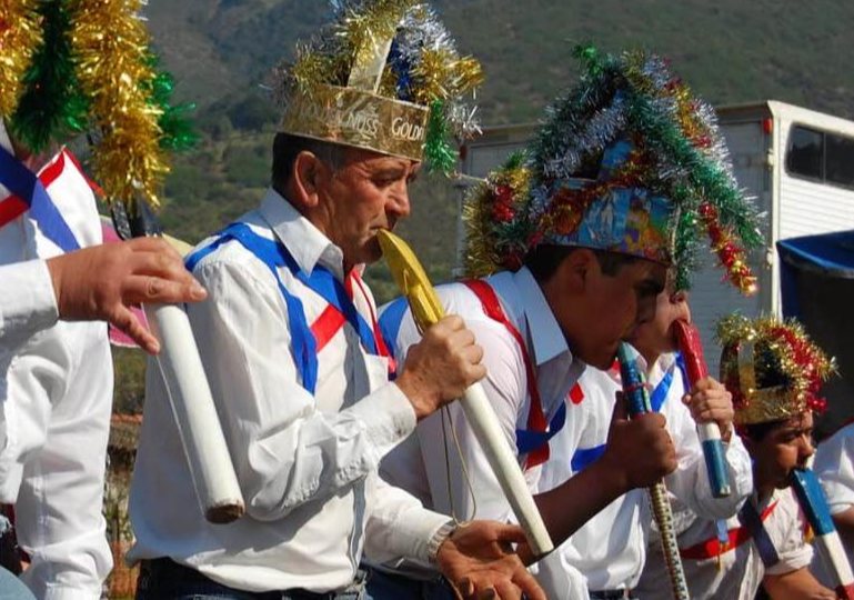 Afiche del evento "Bailes chinos del Aconcagua: tradición y devoción popular"