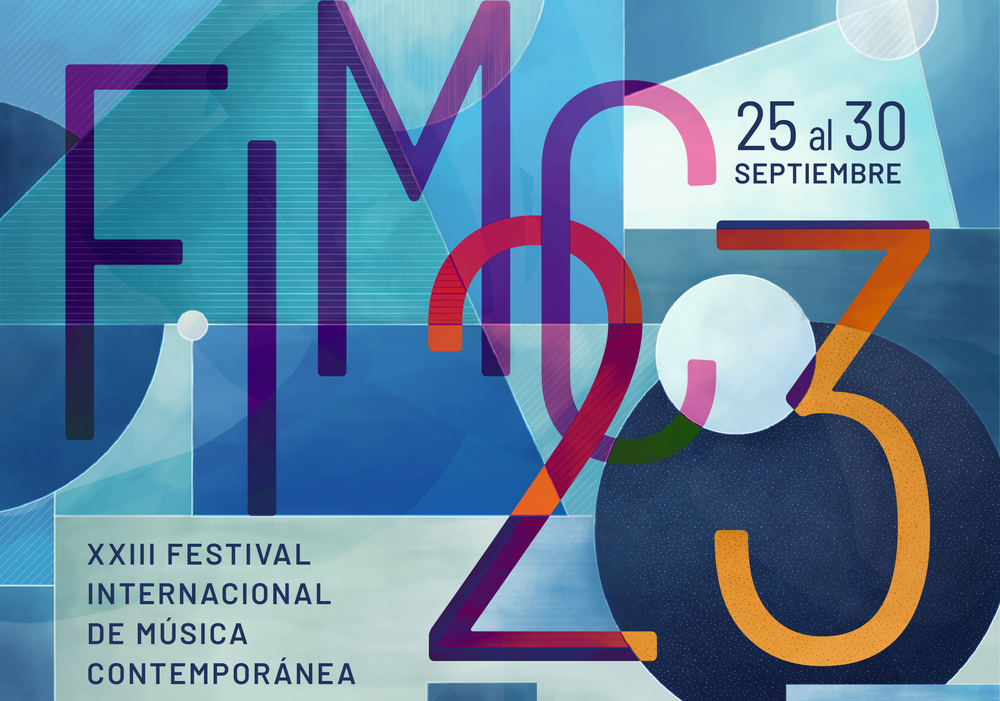 Afiche del evento "XXIII Festival Internacional de Música Contemporánea"