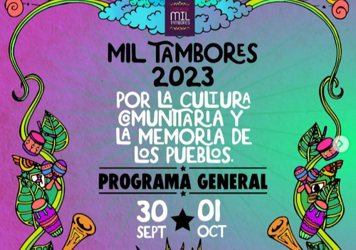 Afiche del evento "Carnaval Mil Tambores"