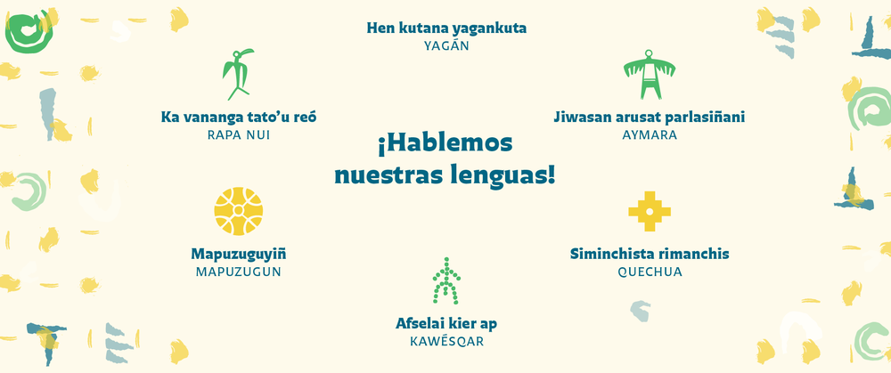 Afiche de "Conoce más sobre las lenguas indígenas en Chile"