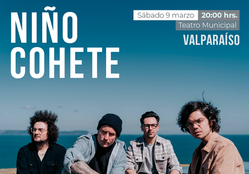 Afiche del evento "Niño Cohete Valparaíso"