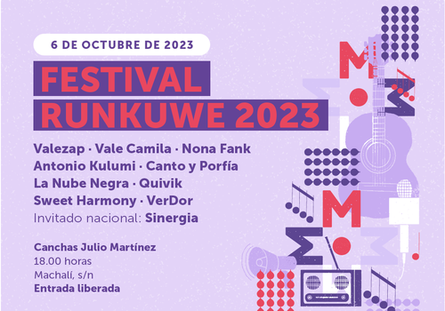 Afiche del evento "Festival Runkuwe 2023"