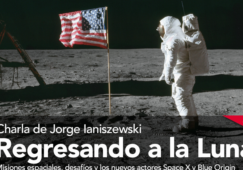 Afiche del evento "Charla gratuita "Regresando a la Luna""