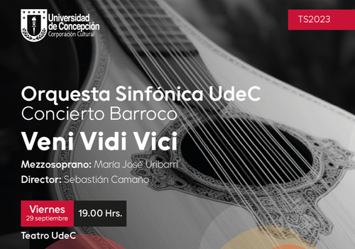 Afiche del evento "Concierto Barroco en Teatro UdeC"