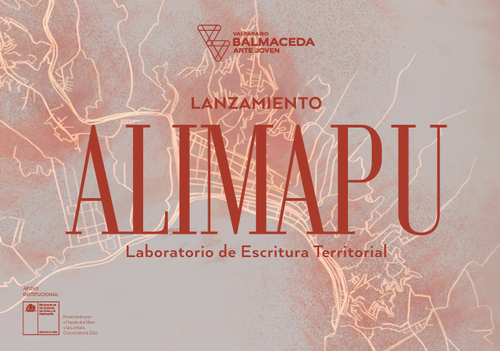 Afiche del evento "Lanzamiento del libro Alimapu en BAJ Valparaíso"