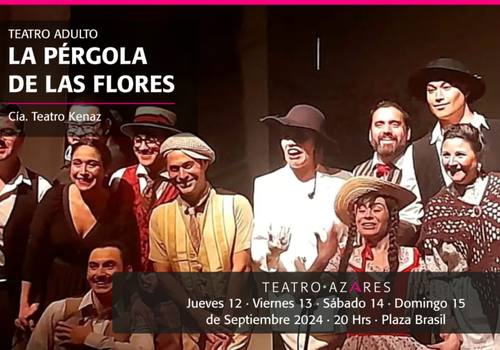 Afiche del evento "La Pérgola de las Flores"