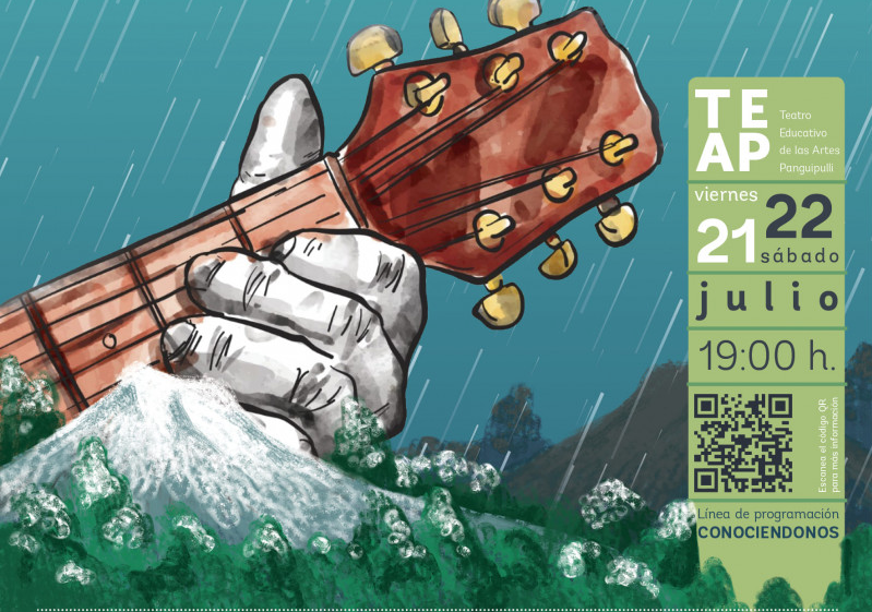 Afiche del evento "1º Festival Folclórico de Panguipulli"