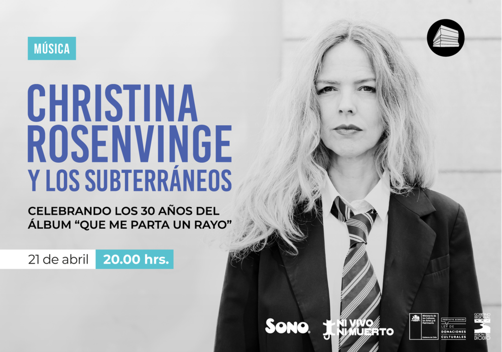 Afiche del evento "Christina y Los Subterráneos"