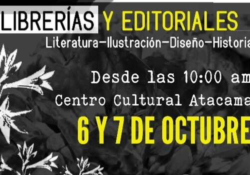 Afiche del evento "Primera Feria de Libreros de Atacama"
