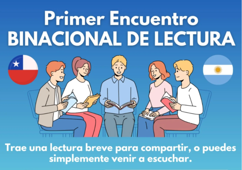 Afiche del evento "Primer Encuentro Binacional de Lectura"