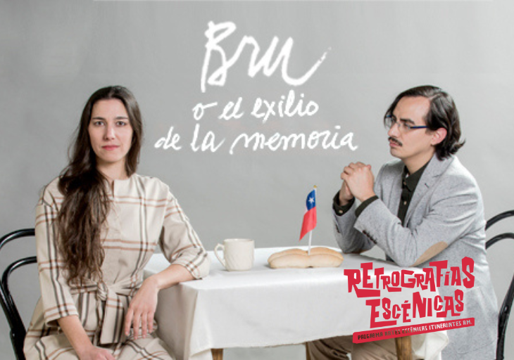Afiche del evento "BRU o el exilio de la memoria / Ciclo teatro itinerante RM"