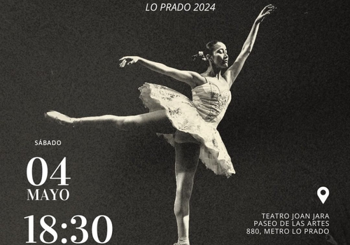 Afiche del evento "Gala del Día Internacional de la Danza Lo Prado 2024"