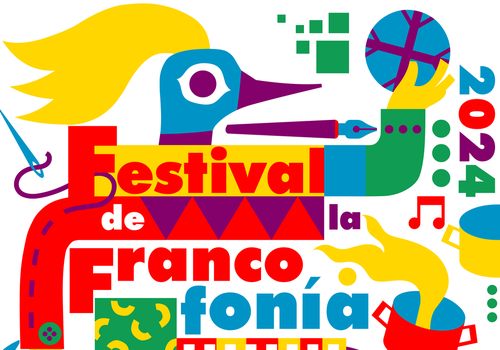 Afiche del evento "Festival de la Francofonía 2024"