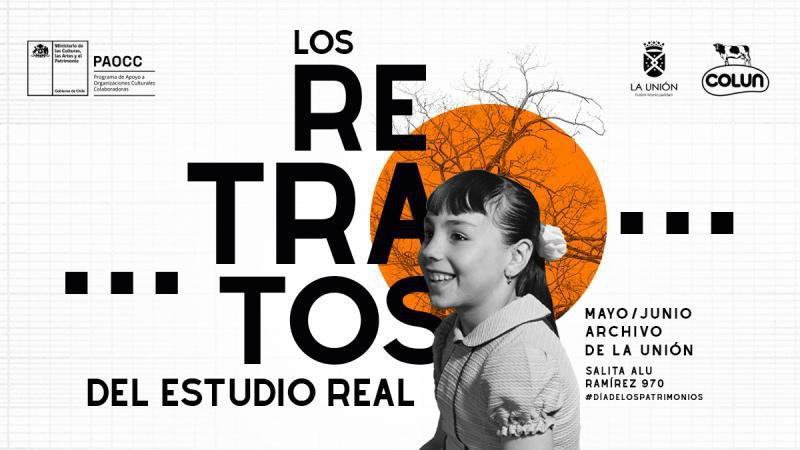 Afiche del evento "Los Retratos del Estudio Real"