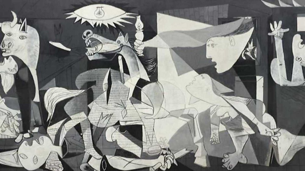 Afiche de "Repensar Guernica. Arte y big data revisan una icónica obra del siglo XX"