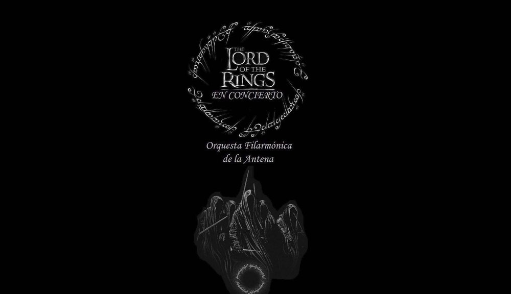 Afiche del evento "El Señor de los Anillos en concierto"