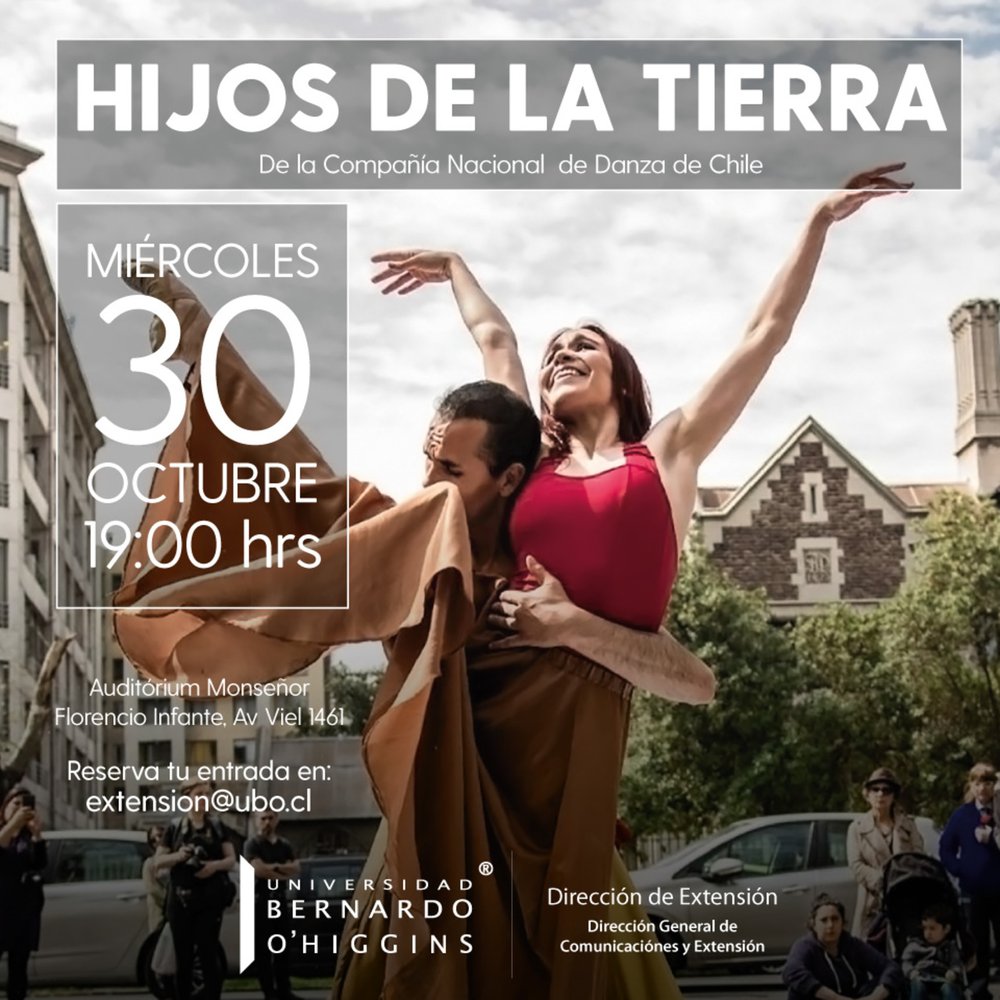 Afiche del evento "Hijos de la tierra"