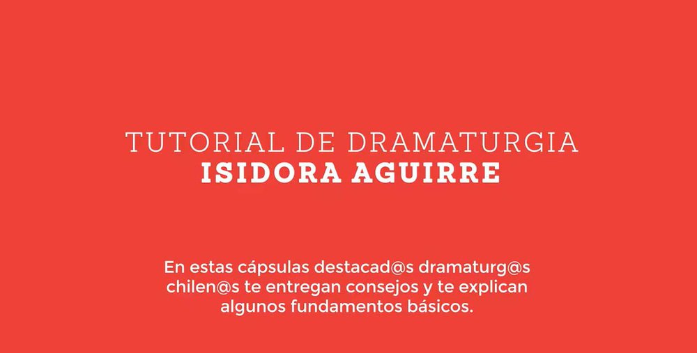 Afiche de "Aprende sobre dramaturgia con destacados autores chilenos"