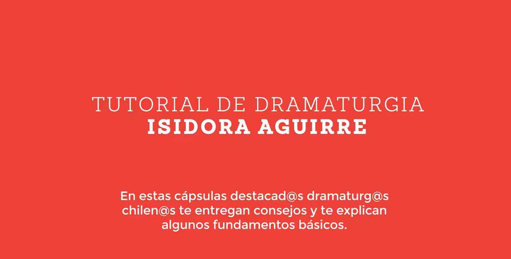 Afiche de "Aprende sobre dramaturgia con destacados autores chilenos"