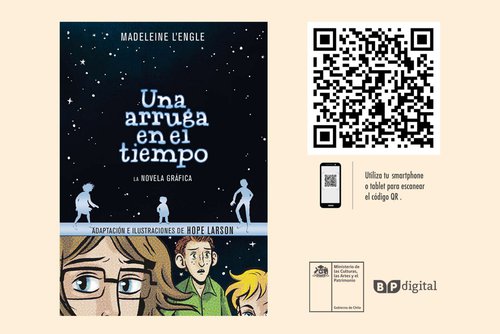Afiche de "UNA ARRUGA EN EL TIEMPO, RECOMENDADO DE BIBLIOTECA PÚBLICA DIGITAL"