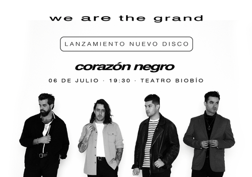Afiche del evento "We are the grand"