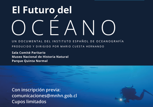 Afiche del evento "Documental: El futuro del océano"