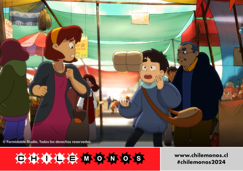 Afiche del evento "Workshop: diseño de personajes - 13º Festival Internacional de Animación Chilemonos"